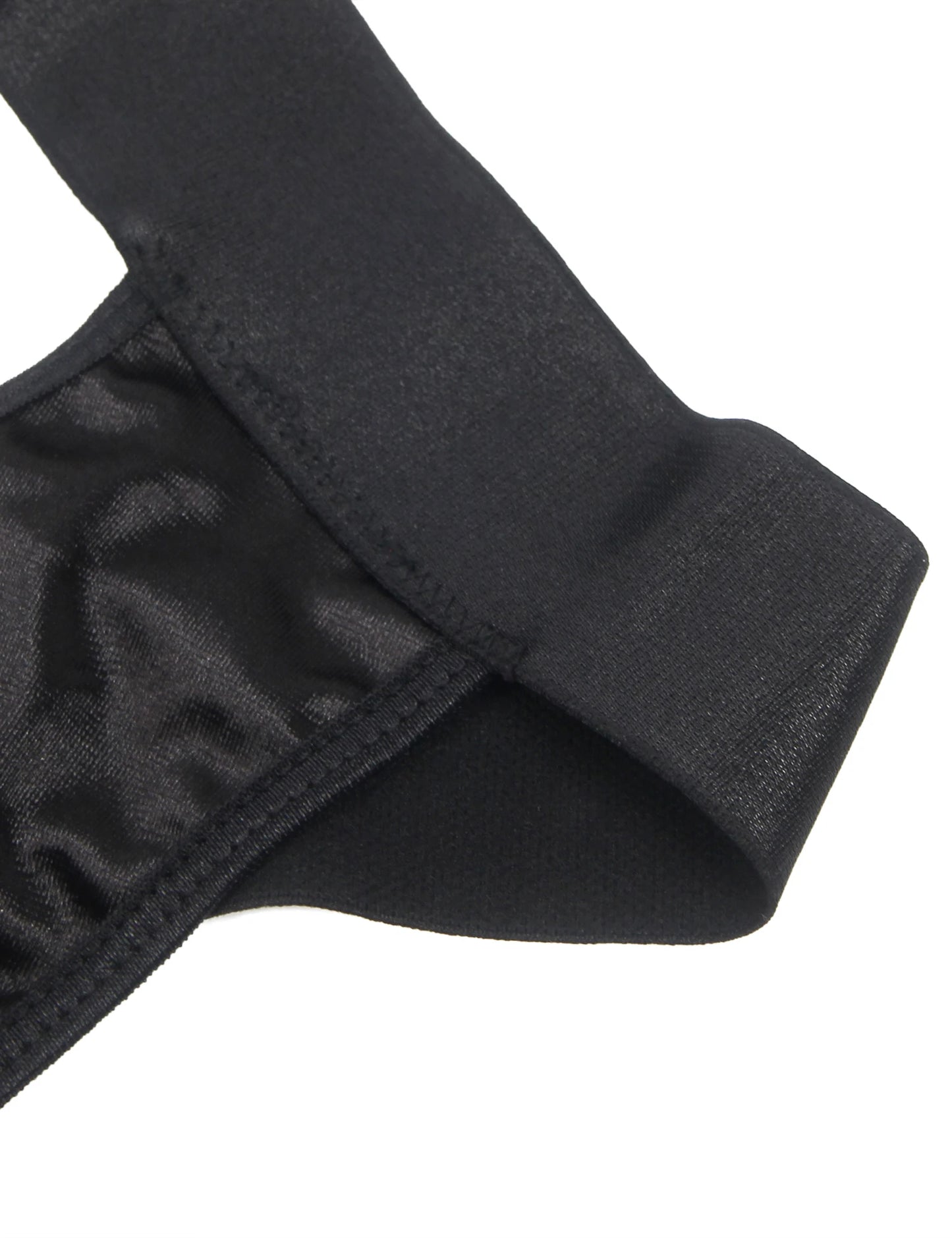 Women's Black Ribbon Bodysuit