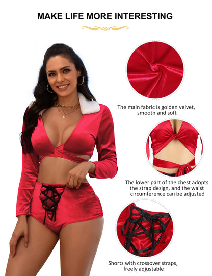 Plus-Size Women's Christmas Costume