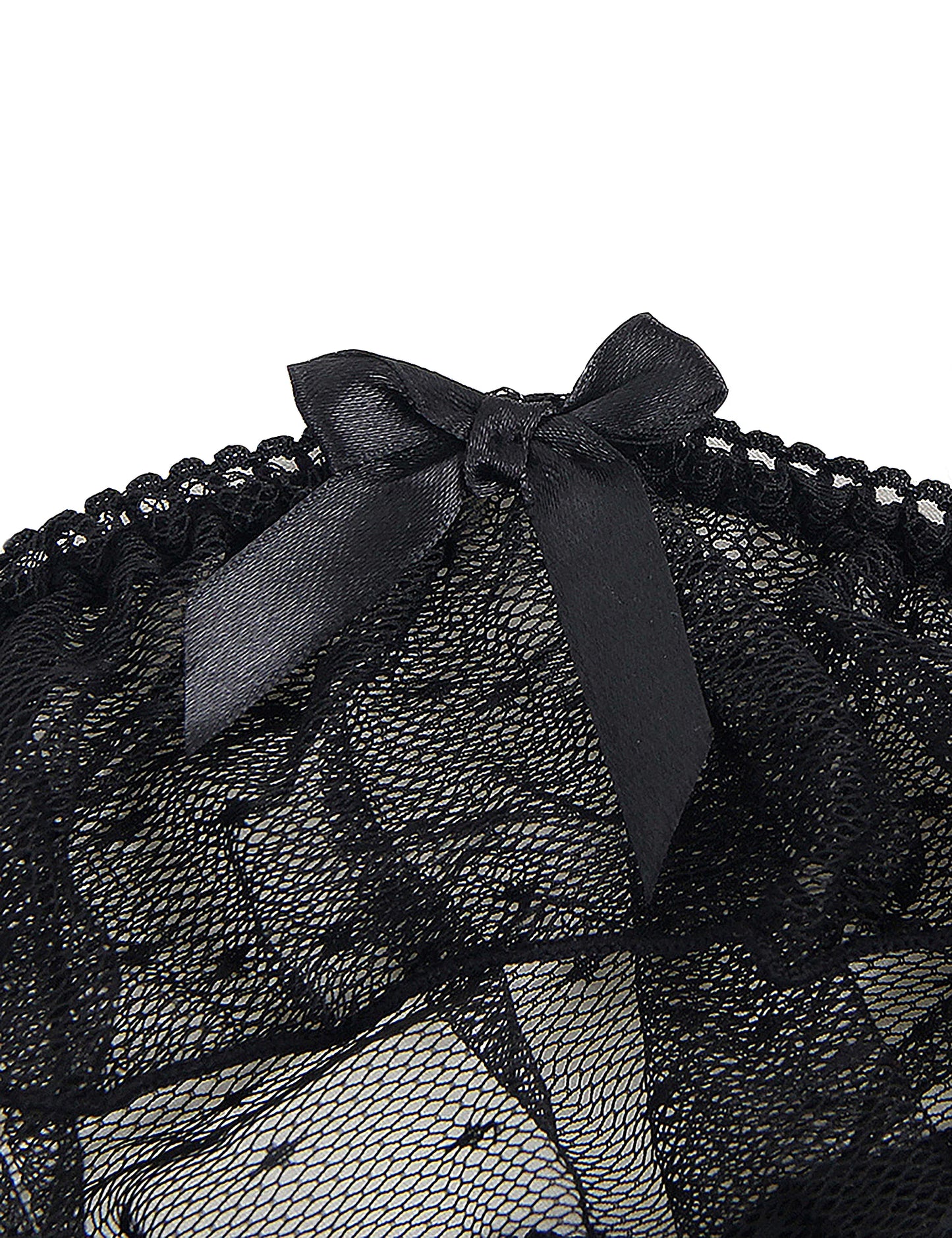 Plus-Size Women's Mesh Skirt with Garters