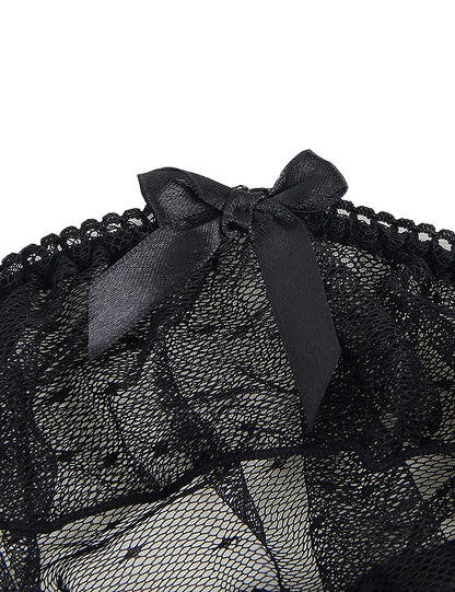 Plus-Size Women's Mesh Skirt with Garters