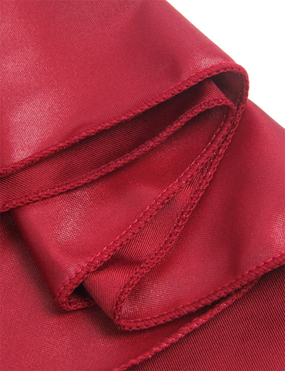 Women’s Mini Leather And Lace Baby Doll with Chains