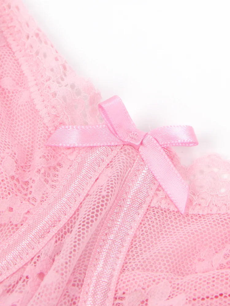 Women's Sheer Lace Baby Doll