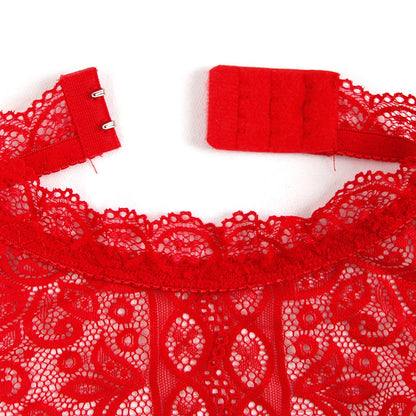 Women's Backless Lace Bodysuit