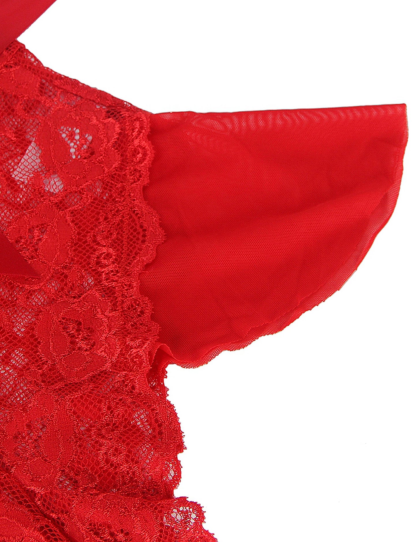 Women's Lace Halter Bodysuit