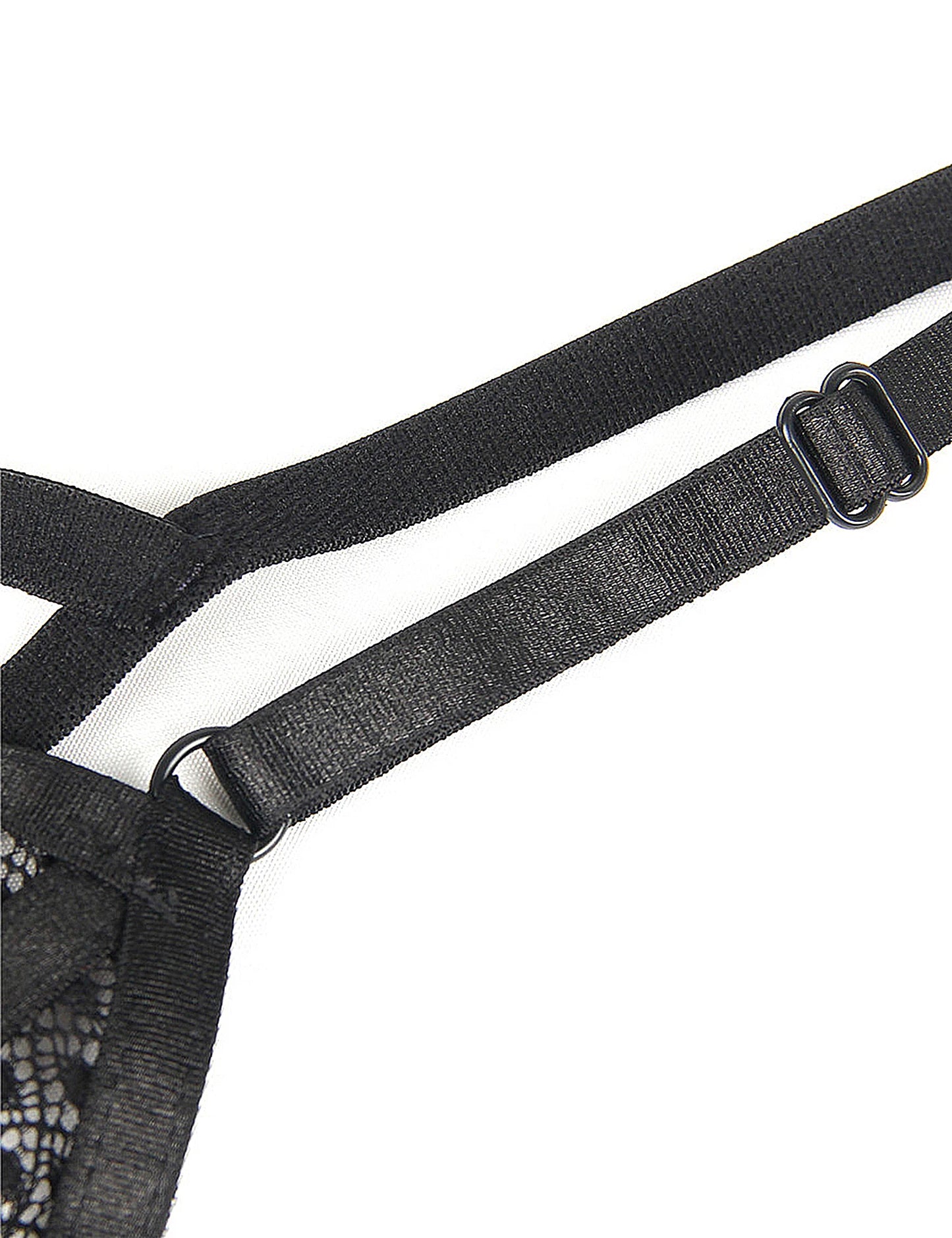 Plus Size Women's Sheer Floral Baby-Doll Design