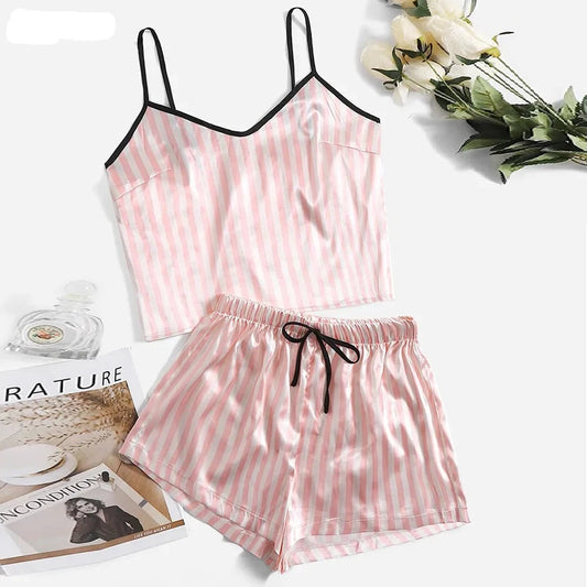 2pc. Satin Pajamas  @ NaughtyPeach23.com