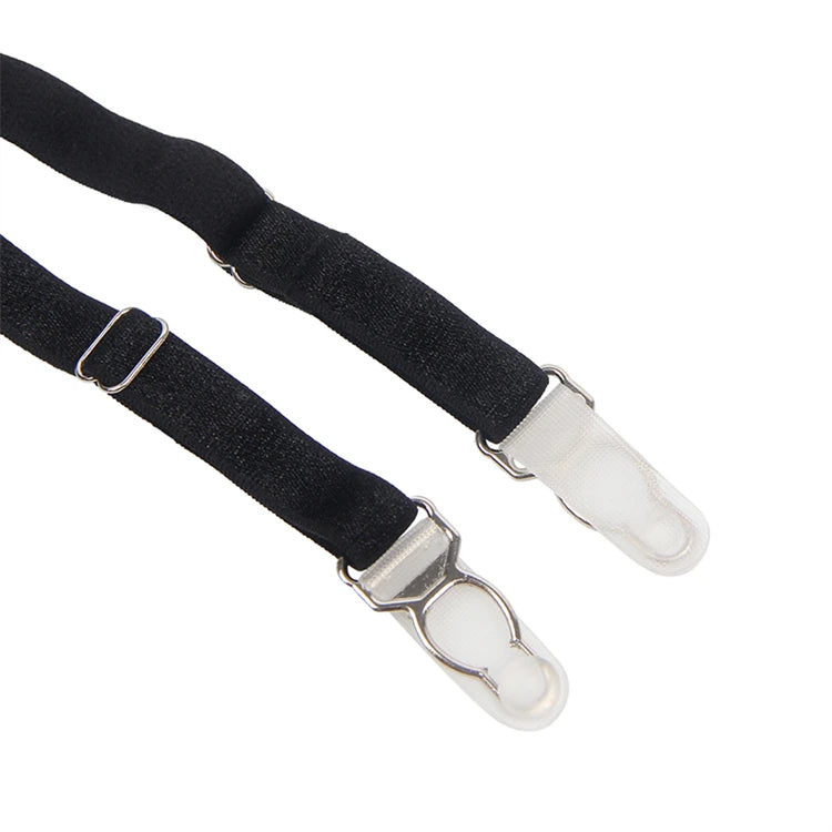 Women's Plus-Size Maid Costume: PU Leather Leotard with Suspenders