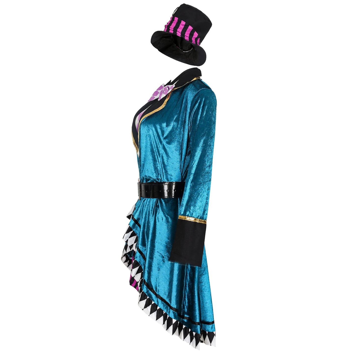 Alice In Wonderland Mad Hatter Cosplay Costume