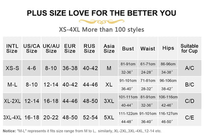 Plus Size Black Corset for Women