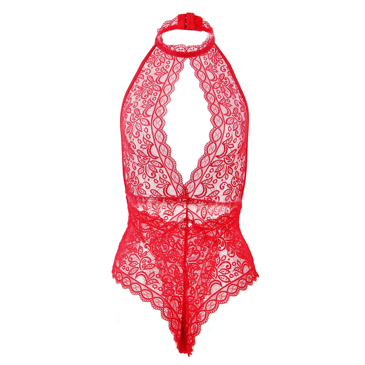 Women's Backless Lace Bodysuit