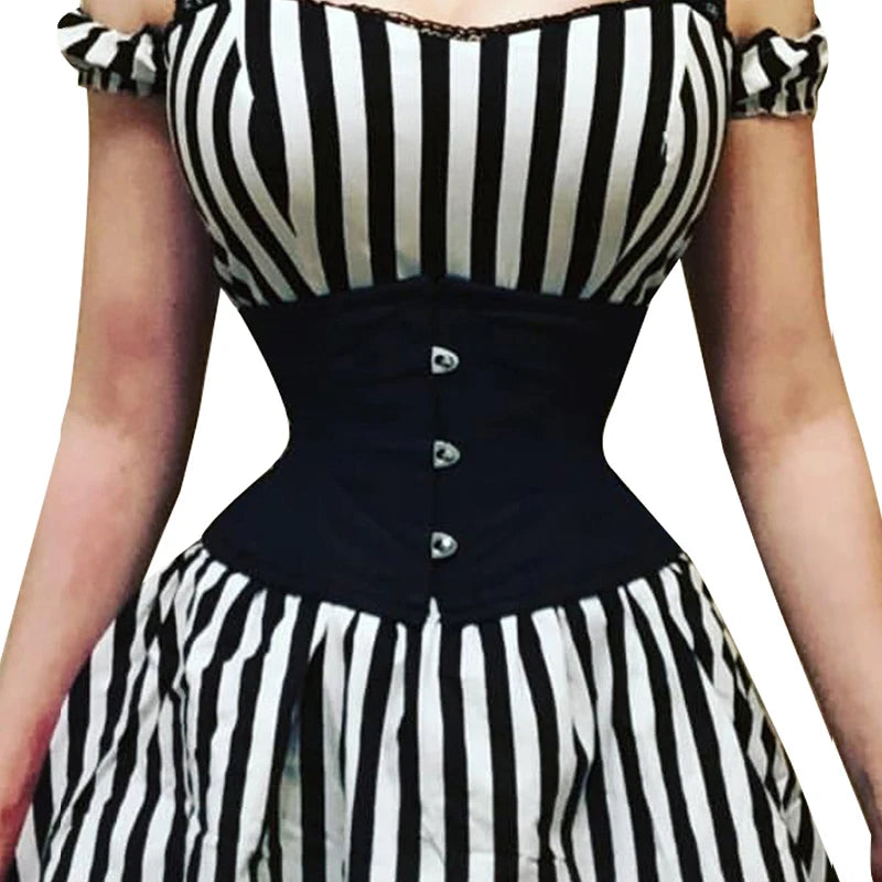 Under Bust Lace Up Waist Trainer Corset