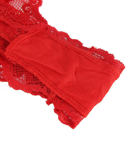 Women's Lace Halter Bodysuit