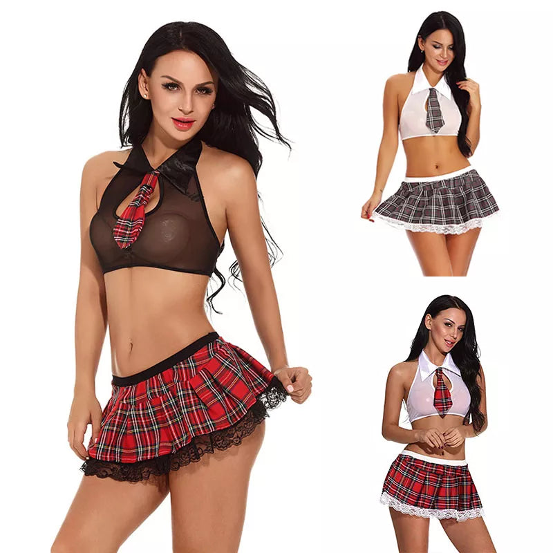 Sexy Schoolgirl Cosplay Costume